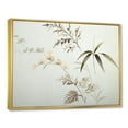 thumbnail image 3 of Designart 'Abstract Retro Drawing of Flowers III' Vintage Framed Canvas Wall Art Print, 3 of 5