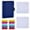 Navy Blue, variant on Antner A6 6-Ring Binder Set, PU Leather Cover with 12 Zipper Cash Envelopes & Stickers, Money Saving Organizer for Cash Stuffing, Black