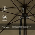 thumbnail image 3 of California Umbrella Venture 11' Bronze Market Umbrella in Beige, 3 of 5