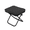 Black, variant on Ultra-Lightweight Portable Folding Stool, Compact Foldable Camp Chair for Outdoor Hiking, Fishing, and Sketching, Heavy-Duty Metal Slacker Chair with Ergonomic Carry Handle
