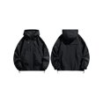 thumbnail image 2 of SUNSIOM Veste à Capuche pour Hommes, Manches Longues, Fermeture Éclair, Automne, avec Poches, 2 of 9