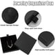 thumbnail image 3 of Juego de 2 cajas de regalo organizadoras cuadradas perfectas para pulseras, collares y aretes, cajas de joyería Kraft negras, 3 of 5