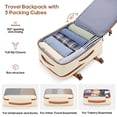 thumbnail image 4 of UKEIN Carry On Luggage 20 Inch Hardside Suitcase with YKK Zippers TSA Lock and Spinner Wheels Luggage Sets with Travel Backpack 3 Packing Cubes for Men Women, 4 of 9
