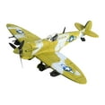 thumbnail image 3 of Kits de construcción de caza 1:48, manualidades de avión DIY, decoración de escritorio, fácil de montar para niños y adultos, modelo de avión educativ amarillo verde Hugo Plano de colección, 3 of 10