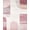 Pink, Pattern 1, variant on ODIKA 8'x10' Washable Area Rug Pink Abstract Interlocking Shapes Minimalist Watercolor Brushstroke for Dining Room, Large Office, Lounge, Non-Slip Chair-Friendly Mat