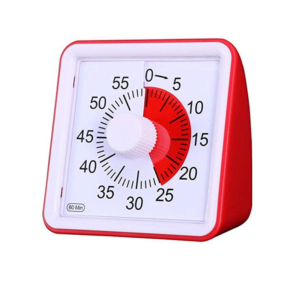 Valatala Visual Analog Timer Silent Countdown Classroom or Meeting Countdown Clock Time Management Tool Kids and - Walmart.com