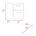 thumbnail image 4 of Mesa Noche Excelsior Wengue C/2 Cajones Deslizables, 4 of 5