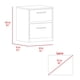 thumbnail image 4 of Mesa Noche Excelsior Wengue C/2 Cajones Deslizables, 4 of 5