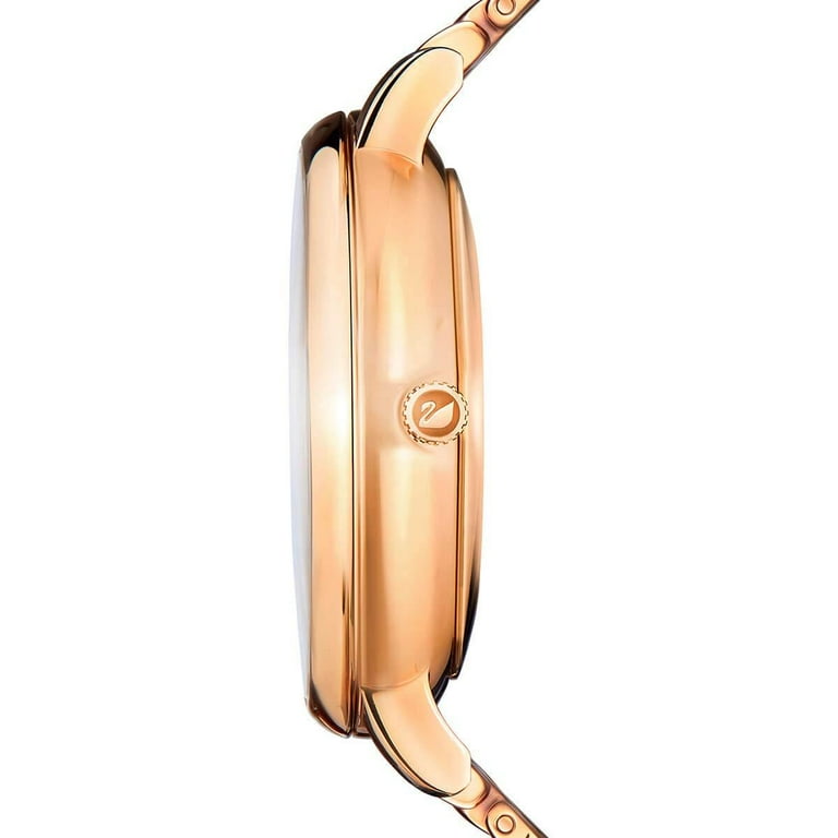 Swarovski Women's Crystal Lake 35mm Rose Gold-Tone Steel Bracelet
