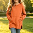 thumbnail image 2 of StSilkitty Tunic Hoodies for Boys Girls Long Sleeve Pullover Hooded Sweatshirts with Pockets Fall Casual Fashion Clothes, 2 of 7