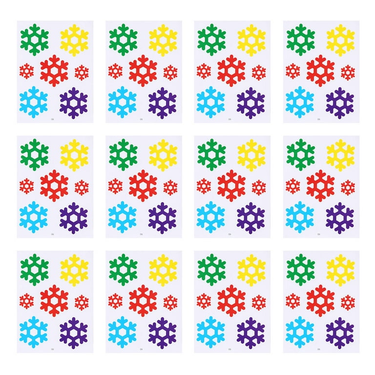 Snowflake Stickers (Pack of 12)