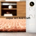 thumbnail image 3 of Jaipur Art And Craft Jute Carpet Runner Hand Braided Reversible Orange Area Rug (2x12 Sq ft), 3 of 6