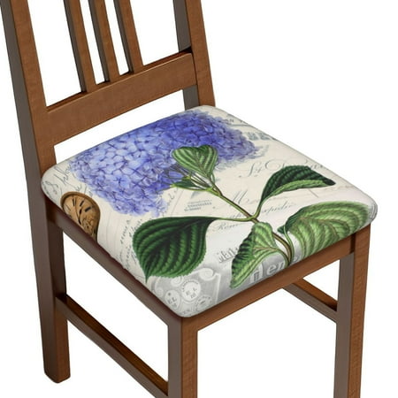 

Salelf Vintage Flower Seat Covers for Dining Room Chair Set of 2 Stretch Fit Removable Washable Chair Seat Cushion Protector Slipcover for Kitchen Office