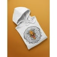 thumbnail image 3 of Angry Eagle Head Hoodie Men -Image by Shutterstock, Male 3X-Large, 3 of 4