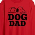 thumbnail image 2 of Peanuts - Dog Dad - Men's Long Sleeve T-Shirt, 2 of 5