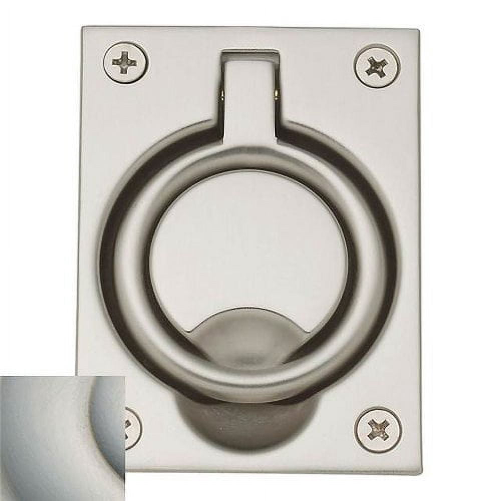 Baldwin 0395031 Flush Ring Pull, Unlacquered Bright Brass