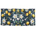thumbnail image 7 of Yayeee Kitchen Curtains Set of 2 Light Filtering 57"x36" Over Sink Window Panels, Lemon Flowers, 7 of 7