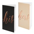 thumbnail image 5 of Paper Junkie Vow Books for Wedding - His & Hers Vow Books with Blank Pages - Rose Gold Foil Design & Bridal Shower Gift - Ideal for Groomsmen Gifts & Engagement Present - Pack of 6, One Size, Gold, 5 of 10