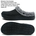 thumbnail image 6 of CHICVOMEY Fur Lined Garden Clogs for Women & Men Slippers Waterproof Winter Warm Fuzzy Slippers for Women Indoor Outdoor House Slippers, 6 of 9