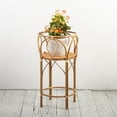 thumbnail image 2 of Wicker Bamboo Plant Stand, 2 of 3