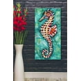 thumbnail image 3 of Epic Graffiti 'Radiant Seahorse II' by Carolee Vitaletti Canvas Wall Art, 20"x40", 3 of 3