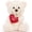 White, variant on Tezituor 12'' Teddy Bear Stuffed Animal Stuffed Bear Plush with I Love You Heart Plush Toy
