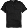 thumbnail image 1 of Playera Adornada I-N-C Dean para Hombre Color Negro Pequeña Cuello Dividido, 1 of 1