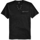 thumbnail image 1 of INC Mens Dean Split-Neck Embellecido playera, negro, grande I-N-C Camiseta adornada, 1 of 1