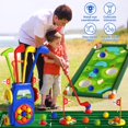 thumbnail image 2 of Set de golf para niños pequeños WATUDOU Kids Clubs con 7 pelotas, 2 of 7