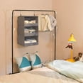 thumbnail image 2 of Organisateur Suspendu pour Garde-Robe à 3 Tablettes, Étagères Suspendues Pliables pour Garde-Robe, Organisateur Suspendu pour Garde-Robe et VR, Gris, Lot de 1, 2 of 7