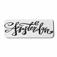 thumbnail image 1 of Amsterdam Computer Mouse Pad, Cursive and Modern Typography Drawn by Hand on a Plain Background, Rectangle Non-Slip Rubber Mousepad Large, 31" x 12" Gaming Size, Charcoal Grey and White, by Ambesonne, 1 of 2