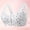 Purple, variant on iHPH7 Daisy Bras for Older Women No Underwire Front Closure Comfort Senior Wireless Snap Closing Bra Beige L