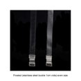 thumbnail image 4 of facefd 2pcs Adjustable Transparent Bra Straps Waterproof Clear Shoulder Straps Wear-resistant Metal Hook Replacement for Underwear Matte Matte 37cm*1cm, 4 of 6