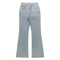 thumbnail image 4 of Endives Women's Flare Bell Bottom Jeans High Waisted Stretchy Denim Pants Streetwear Wide Leg Jeans Jeans Women, 4 of 5