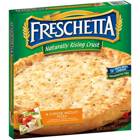 Freschetta® Naturally Rising Crust 4 Cheese Medley Pizza 26.11 oz. Box`