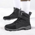 thumbnail image 4 of YOURDIARY Womens Snow Boots Waterproof Warm Fur Lined Winter Hiking Boot Non-slip Outdoor High-Top Shoes, 4 of 9