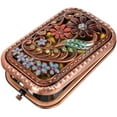 thumbnail image 6 of Retro Compact Mirror Makeup Mirror Small Pocket Mirror Women Purse Mirror For Beauty, 6 of 8