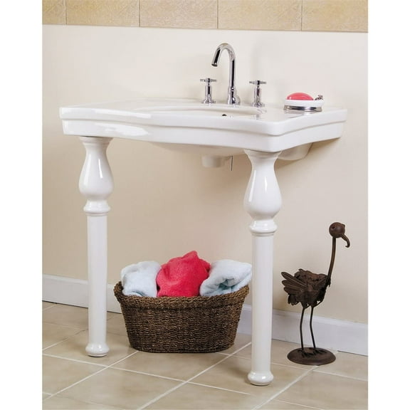 Barclay B/968WH Milano Console Basin, 8"cc