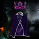 thumbnail image 5 of Disfraz de Halloween Colco Príncipe medieval accesorio King Mantle púrpura Violeta, 5 of 8