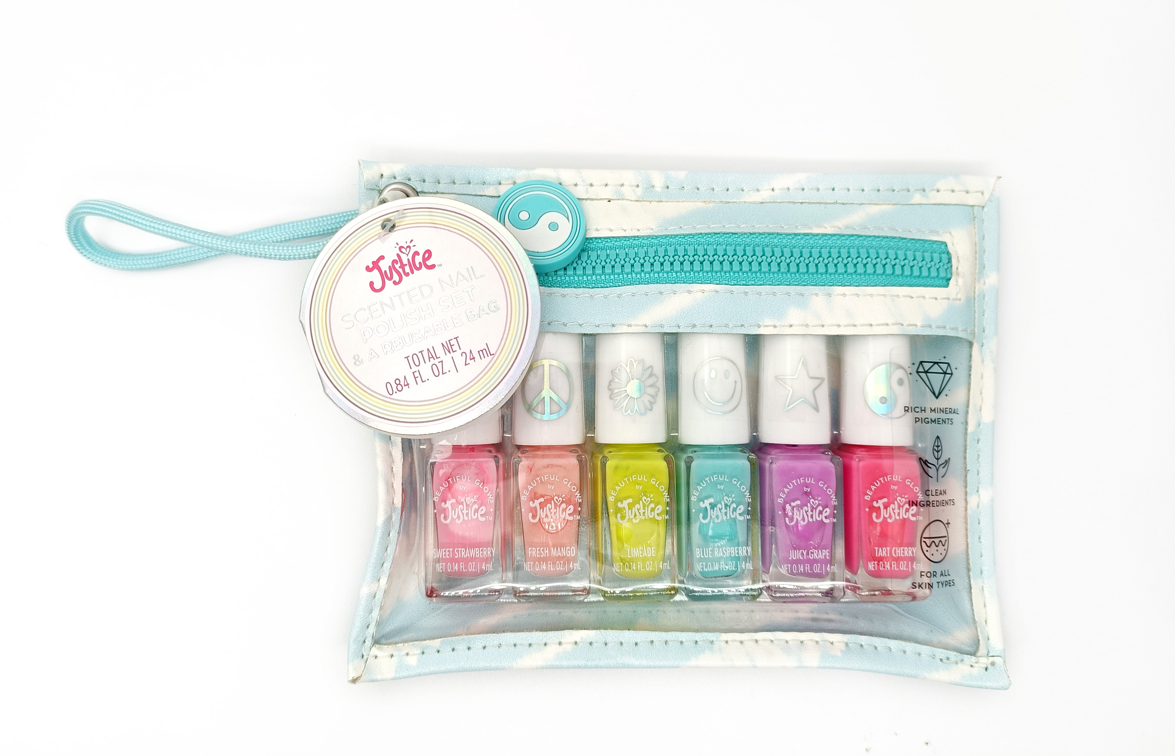 JUSTICE NAIL POLISH 6PK - MULTI