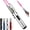 Silver, variant on Luxblaze Windproof Torch Lighter, Refillable Butane Lighter with Safety Lock & 360° Inverted Ignition, Adjustable Straight Flame, Powerful Torch Lighter for Camping, BBQ, Baking, Campfires