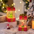 thumbnail image 3 of Mosey Christmas Lamp Glowing Christmas Gift Box Ornament Battery Powered Warm Light Lantern for Outdoor Parties Decoration, 3 of 8
