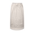 thumbnail image 4 of Wxolcjlv Lace Edge Maxi Half for Women Elastic Waist Solid Underskirt Dress Layering, 4 of 4