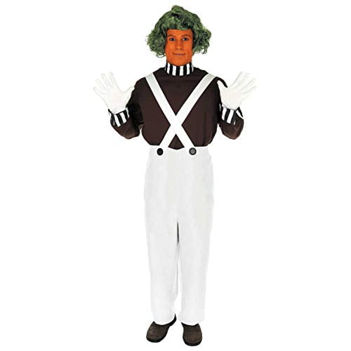 fun shack Wig Mens Chocolate Factory Worker Large