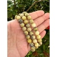 thumbnail image 4 of Yellow Turquoise Crystal Bead Bracelet 8mm, Wholesale Genuine Yellow Turquoise Stretch Gemstone Bracelet, Gift for Men & Women (5), 4 of 9