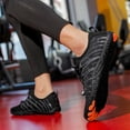 thumbnail image 6 of ChiVerve Hiking Barefoot Shoes for Women Men Breathable & Non-Slip Athletic Footwear Wide Toe Water Shoes, Designed for Walking & Running & Swimming | Black Orange, 8 Men, 6 of 9