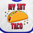 thumbnail image 4 of Inktastic My 1st Taco Boys or Girls Baby Bib, 4 of 4