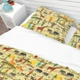 thumbnail image 4 of Designart 'Ethnic African Texture' Tropical Duvet Cover Set, 4 of 4