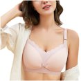 thumbnail image 5 of Christmas! Ohufall Nursing Bras Ladies Comfortable Breathable No Steel Ring Front Buckle Breastfeeding Bra Woman Underwear, 5 of 9