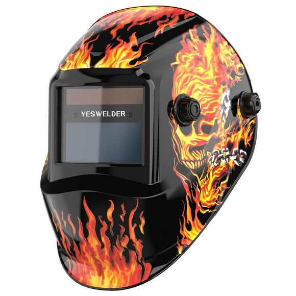 Casco de soldadura YESWELDER True Color Solar con oscurecimiento automático